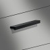 Pull Handle Aluminium Fixing Centres 96-640 mm Angle Matt black finish fixing centres 96/128/160 mm