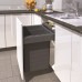 Waste Bin System with Matrix Box P Drawer Sides and Runners Ninka One2Five For cabinet width 500 mm 2 x 32L bins
