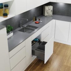 Pull Out Waste Bin VS ENVI Space S For cabinet width 600 mm 2x 7.5 1x 15.5 litres