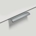 Profile Handle Aluminium Fixing Centres 32-1056 mm Ona Brushed black hole centres 256 mm