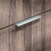 Profile Handle Aluminium Fixing Centres 32-416 mm Curve Stainless steel effect finish fixing centres 64 mm