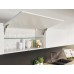 Single Door Flap Fitting Complete Set Free Space 1.8 Push 90° or 107° opening angle White
