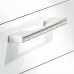 D Pull Handle Zinc Alloy Fixing Centres 160 mm Glitter Polished chrome with glitter inner sealed