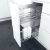 Storage Basket Set for Cabinet Width 150-300 mm Vauth-Sagel VS SUB Side Vauth-Sagel by Häfele Basket width 89 mm height 75 mm saphir mesh chrome wire