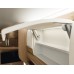 Single Door Flap Fitting Complete Set Free Space 1.11 90° or 107° opening angle Model B anthracite