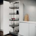 please look Installed height: 1200 - 1450 mm For cabinet width: 600 mm