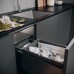 Pull Out Waste Bin 300 mm Vauth-Sagel VS ENVI Space XX Pro S / Pro With synchronised over extension runners For cabinet width 300 mm depth 515 mm 1x 32 + 1x 1.2 litres - lava grey