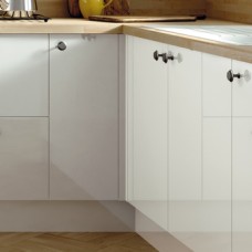 Corner Post Gloss Ice White Aspekt Skye Base wall interior