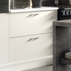Slab Drawer Front Matt Dove Grey Aspekt Skye Top drawer 140 x 296 mm