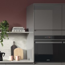 End Panel Gloss Slate Grey Aspekt Stirling Base end panel 900 x 650 mm