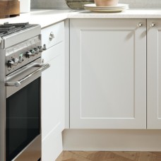 Corner Post Matt Ice White Aspekt York Base wall interior