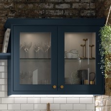 Shaker Door Matt Midnight Blue Aspekt York Larder 1245 x 296 mm