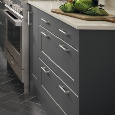 Shaker Drawer Front Matt Slate Grey Aspekt York Pan drawer 283 x 796 mm