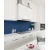 Splashback Elements Aluminium Matt Alusplash Matt Frosted flora/Midnight moon - 800 x 900 mm