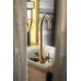 Mixer Tap Dual Lever C-Spout Abode Burford Antique brass - AT2172