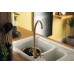 Mixer Tap Dual Lever C-Spout Abode Burford Antique brass - AT2172