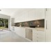 Splashback Aluminium Dual Finish Solid Colour Alusplash Essential Grey mocha/Bluebird - 545 x 3050 x 4 mm
