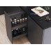Storage Basket Set for Cabinet Width 300 mm Vauth-Sagel VS SUB Side Basket width 220 mm height 80 mm planero lava grey