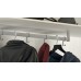 Rail End Support Under Shelf Fixing for use with Square Wardrobe Rails Matt brushed finish