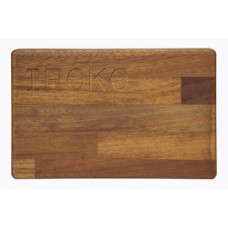 Timber Upstand Iroko 3050 x 80 x 18 mm