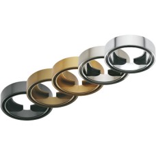 Bezel for Surface Mounting Loox Compatible Smally Plus Round Plastic White finish
