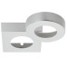 Bezel for Surface Mounting Loox LED 2025/2026 Round Silver coloured