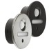LED Sensor Light 12 V Ø 54 mm for Recess Mounting Loox LED 2028 With twilight sensor Matt stainless steel finish