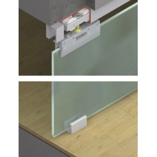Fitting Set for Sliding Glass Interior Doors Hawa-Junior 80/GS Top hung system For 1 door