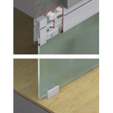 Fitting Set for Sliding Glass Interior Doors Hawa-Junior 40/GL Top hung system For 1 door
