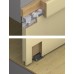 Fitting Set for Sliding Interior Doors Hawa-Junior 40/B Top hung system for low headroom doors For 1 door