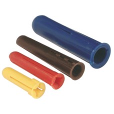 Wall Plug Plastic Length 40 mm Ø 7 to suit screw size of 4.0-6.0 mm brown