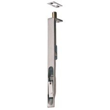 Flush Bolt Lever Action Width 19 mm Brass With bolts on one side Length x width: 203 x 19 mm satin nickel plated