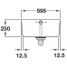 Sink Single Bowl Rangemaster Farmhouse Belfast CFBL595AN Fire-clay ceramic sink undermount White