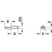 Shelf Support Plug in for Wooden Shelves and Ø 3 mm Holes Spoon Shaped Load-bearing capacity 60 kg Nickel plated
