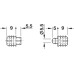 Dowel Connector Press-Fit Two Piece For release fastenings Natural coloured nylon
