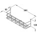 Multi-Purpose Rack Linear Wire Depth 95 mm 1 tier