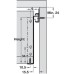 Metal Drawer Sides Single Walled with Self Closing Runners Steel Height 86 mm installed length 500 mm cream-white