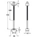 Worktop Connecting Bolt Length 150 mm Galvanized Steel Bolt length 150 mm dim. x 75-84 mm