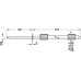 Concealed Shelf Support Press-Fit with Mounting Plate for Installation into Masonry Walls For concealed mounting of shelves size: 14 mm for min. shelf thickness: 24 mm