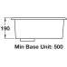 Sink Single Bowl Rangemaster Atlantic Classic UB40 Stainless steel sink undermount