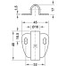 Switch Housing for Loox LED Switches For switch Ø 12 mm Silver coloured finish Ø 12 mm Loox switches