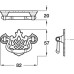 Drop Handle Zinc Alloy Fixing Centres 64 mm Caxton Bronzed and brushed