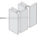 Profile Handle for Horizontal Fixing Under Wall Units Gola System A Without shock absorber