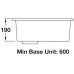 Sink Single Bowl Rangemaster Atlantic Classic UB45 Stainless steel sink undermount
