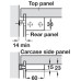 Cabinet Hanger Screw Fixing Left hand