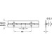 Continuous Hinge 1834 mm Length Aluminium Light duty Open width 25 mm