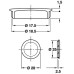 Cover Cap Traser-6 and Traser-8 Nickel finish