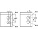 Cabinet Hanger for Dowel Fixing Rapid FittingTraser-6 Right hand