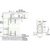 Pivot Set Double Action for Medium Duty Internal Doors Frame Mounted Allows doors to swing in either direction Grade 304 stainless steel satin finish
