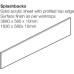 Splashback Solid Surface Cappuccino Maia® 3680 x 580(H) x 10 mm. Full splashback